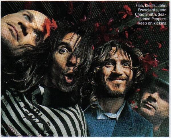 photos et pochettes des albums des Red Hot Chili Peppers<br/>