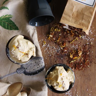 Crème glacée rooibos-coco