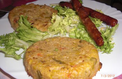 Galettes de quinoa aux carottes et poireau