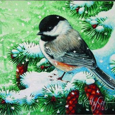 Oiseaux en peinture - Kathy Goff