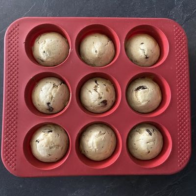 PETITS CAKES BANANE ET PEPITES CHOCOLAT