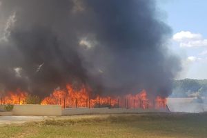 Important incendie au "Mas Del Saltre"