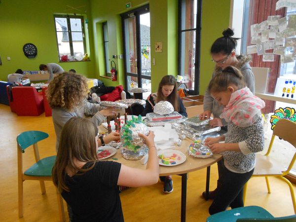 Journée fabrication d'une structure en bonbon