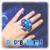 Bague Pop'Bubble bleue!