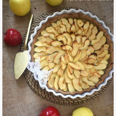 Tarte aux pommes au sarrasin