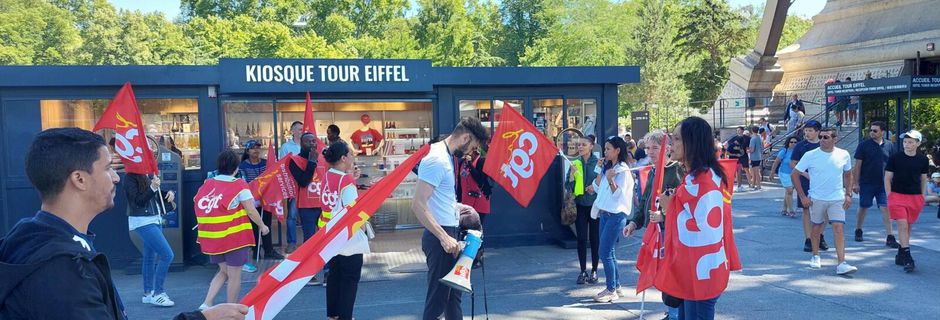 Boutiques LXA Tour Eiffel : Trois semaines de grève et une victoire !