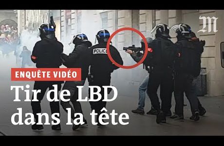 Tir de LBD dans la tête (enquête du Monde)