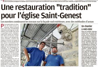RESTAURATION DE L’ÉGLISE SAINT GENEST