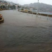 Inondations au Pradet du 8 septembre : Même la route de la Garonne entièrement refaite est sous les eaux