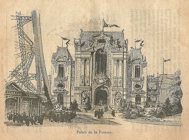 PALAIS DE LA FEMME EXPOSITION UNIVERSELLE 1900 DE PARIS. 