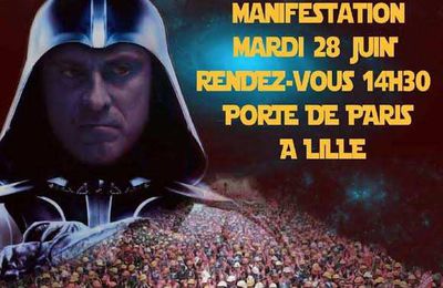 Action et manifestation du 28 juin 2016