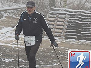 4 marcheurs de L'ASPTT VERDUN à Buzancy trail de 13 km