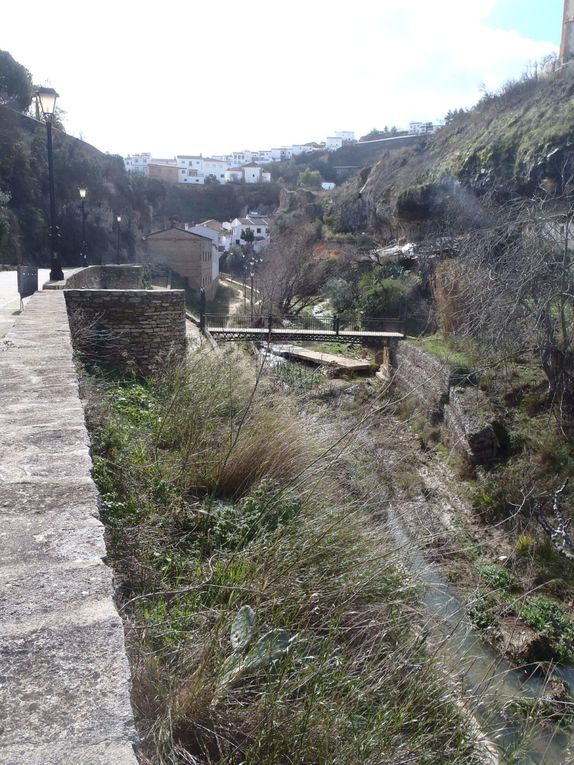 Setenil de las bodegas: un petit village proche de Rondaavec à mon goût encore plus de charme, peut être du fait que j'étais le seul touriste, et qu'il faisait assez beau et BON.Enfin vous pouvez le voir le village est semi troglodyte et construit sur les borda du Guadalporcun un petit cour d'eau qui a creusé toute la vallée et les espaces poir les maisons. Si vois devez aller manger là bas?une adresse :le bar ''La Escueva'' qui est lui aussi troglo, et son chef un vrai amoureux de cuisine, bon dans ce qu'il fait.