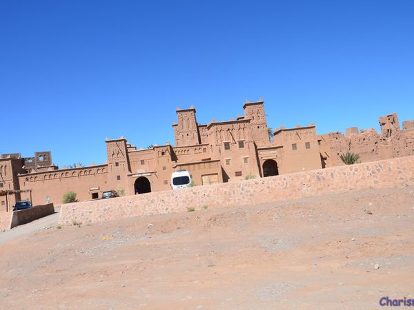 Kasbah Amridil  de Skoura, sur la route de Marrakech (Maroc en camping-car)