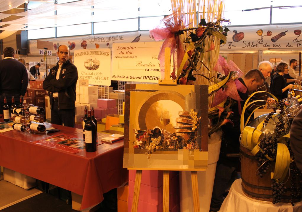 Soirée moules frites avec des producteurs de vins.
Inauguration du salon des vins.