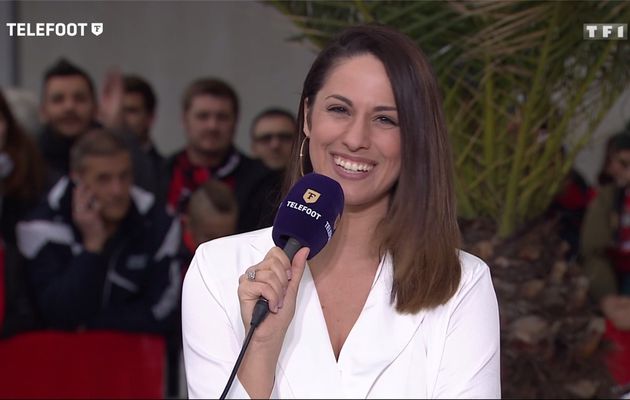 Charlotte Namura-Guizonne Téléfoot TF1 le 18.03.2018