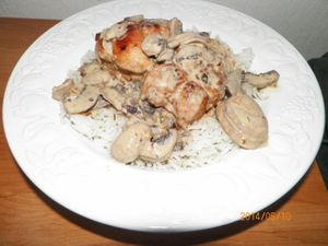 Paupiettes de veau sauce champignons