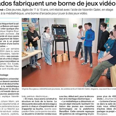 retour sur la  présentation de la borne d'arcade du 25 avril
