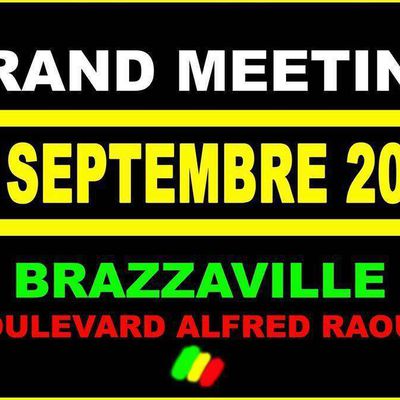 TOUTE LA VILLE DE BRAZZAVILLE DOIT SOUTENIR LE MEETING DU 27 SEPTEMBRE 2015