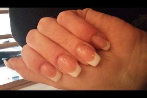 Tuto : pose gel uv sur ongle rongé, french + cover 