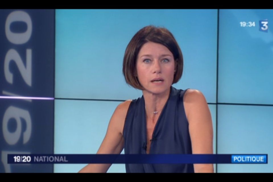 [2012 09 18] CAROLE GAESSLER - FRANCE 3 - LE 19 20 @19H30