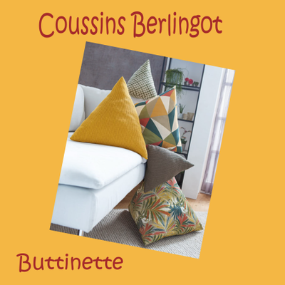 Coussin de forme berlingot