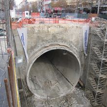 Chantier du métro