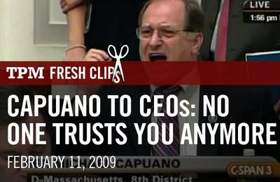 Congressman Capuano questionne les banquiers