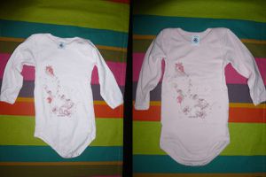 Bodys fille 12 mois Petit Bateau