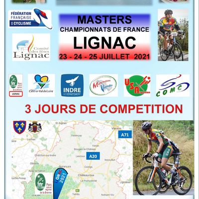 Résultats de la 2ème journée des championnats de France masters à Lignac (36)