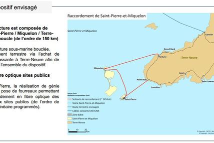 Saint-Pierre-et-Miquelon : Calendrier de mise en place du câble sous-marin