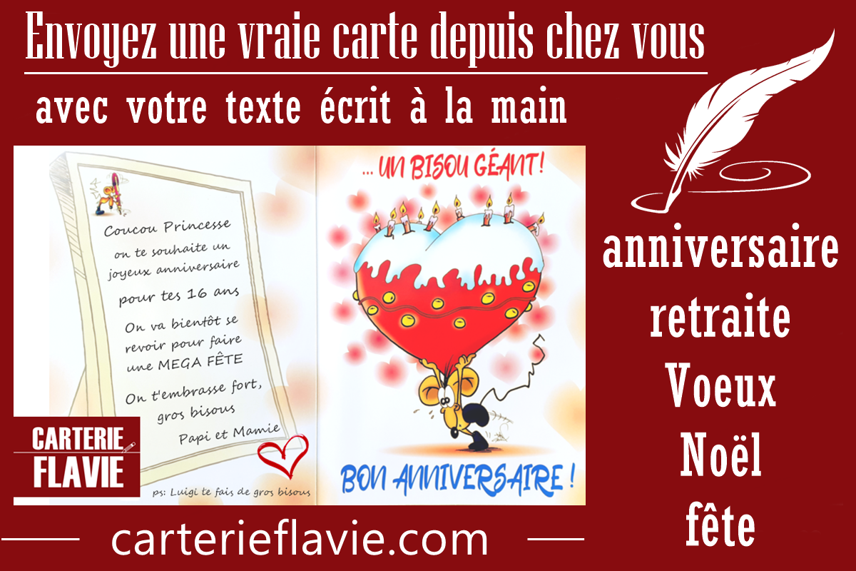 Confiez Nous Vos Cartes On Les Ecrit A La Main Anniversaire Depart Noel Vœux Fete Le Blog De Flavie