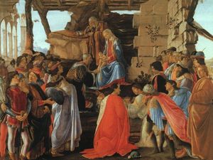 Le Caravage, adoration des Rois  - Martin Schongauer Vierge à l'enfant -  Champaigne, adoration des Rois, Nativité - Boticelli adration des rois- Fragonard adoration des bergers