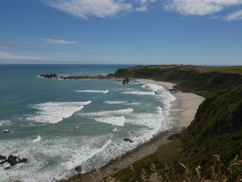 Westport : Cape Foulwind, Tauranga Bay, réveillon sur Carter's beach, certif Self-contained