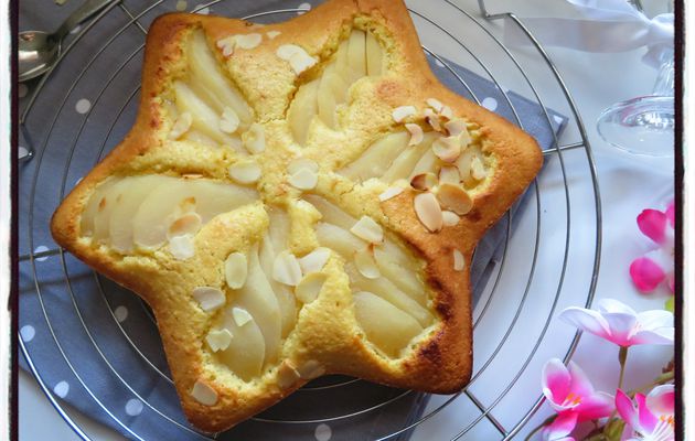 Moelleux à la poire et aux amandes