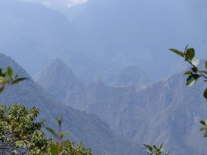 Firsts glimpses of the Machu Picchu