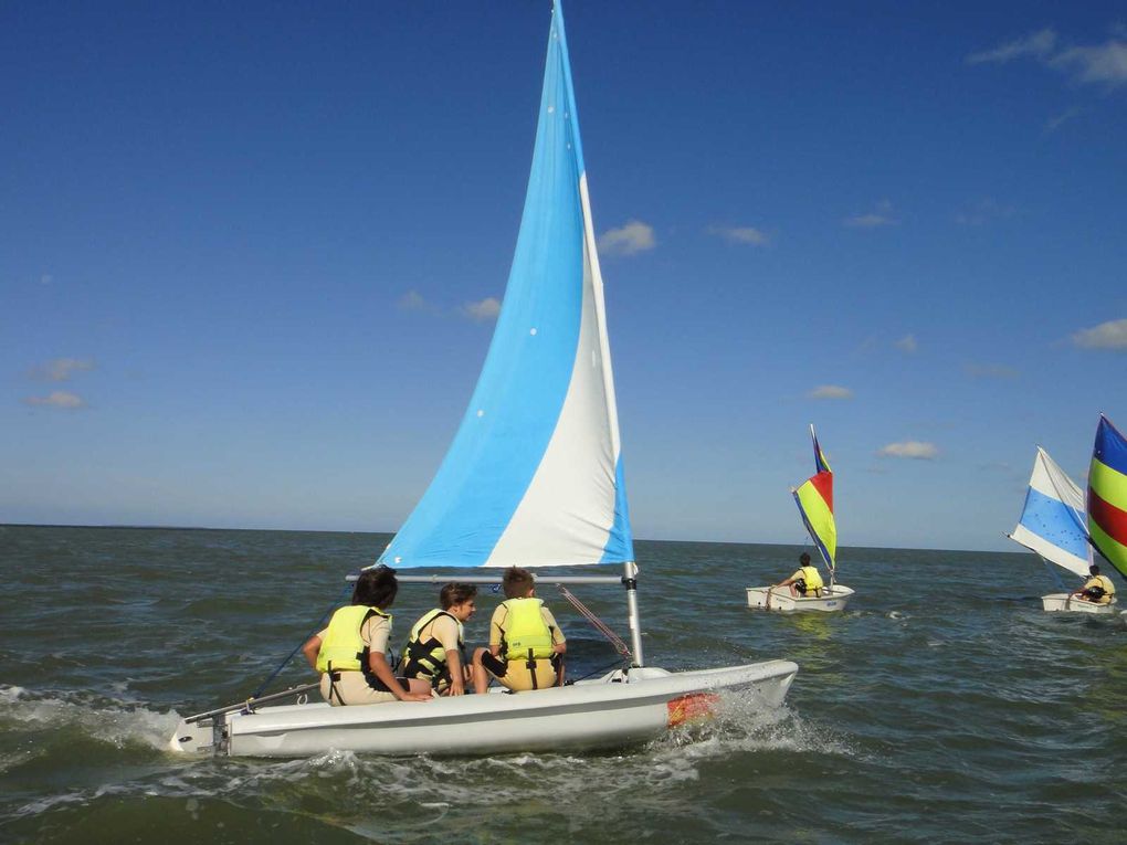 voile en mer : dernière séance des CM2