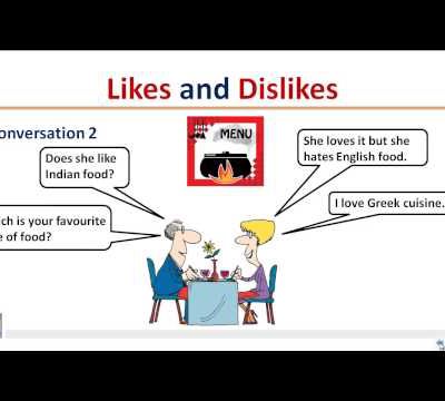 Likes and Dislikes