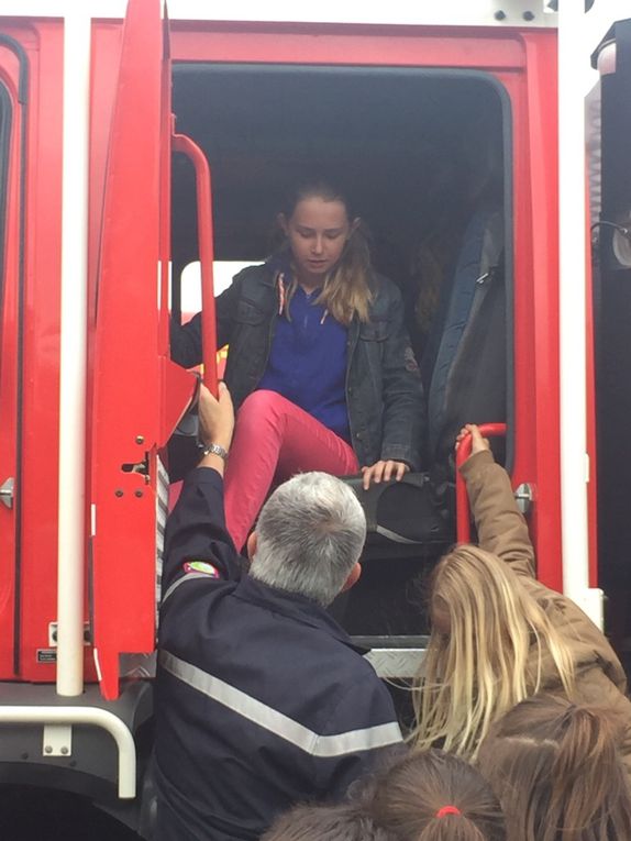 Visite de la caserne des pompiers de Carnac