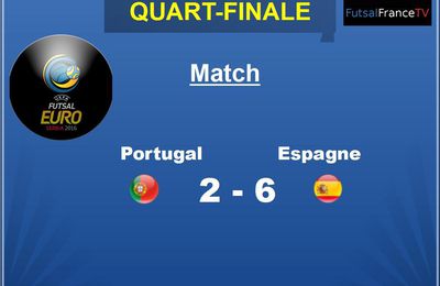 Euro 2016 : Quart-Final : Portugal 2 - 6 Espagne