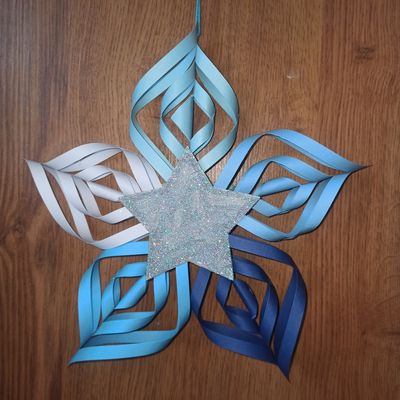 Atelier enfant: une jolie étoile de Noël