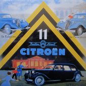 CARTE POSTALE EN METAL CITROEN TRACTION AVANT - car-collector.net