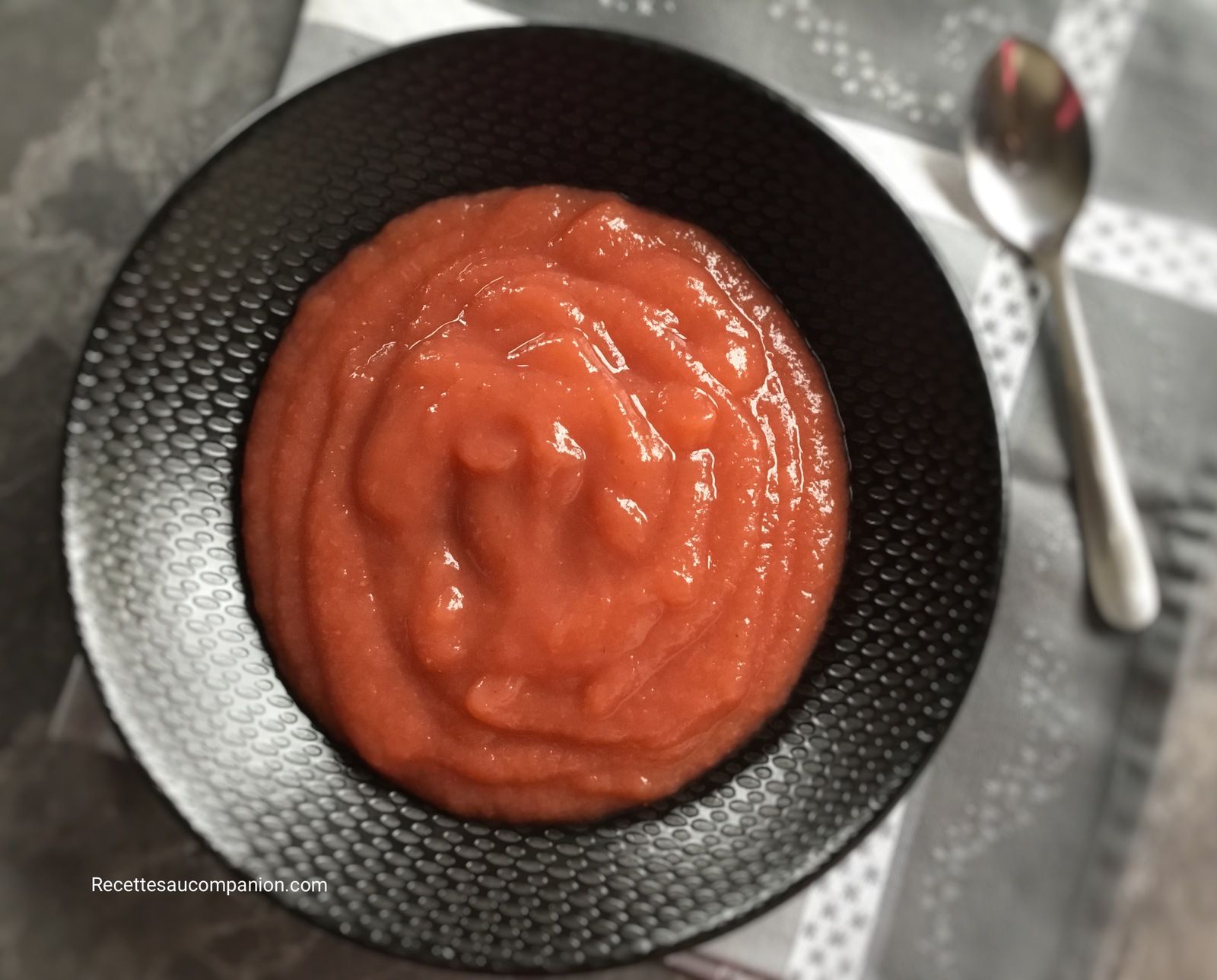 Compote fraises rhubarbe Les recettes de sandrine