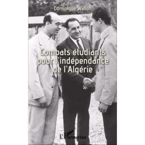 La photo représente Dominique Wallon serrant la main de Ferhat Abbas, président du GPRA, à Tunis en juillet 1960.
