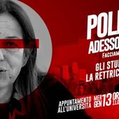 "Polimeni, adesso ci ascolti". Studenti della Sapienza in protesta il 13 gennaio - Senza Tregua