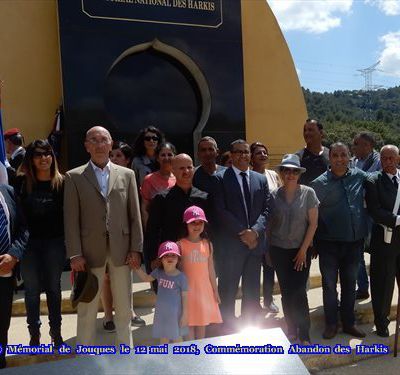 Commémoration des harkis du 12 mai 2018, au Mémorial de Jouques (13) Photos