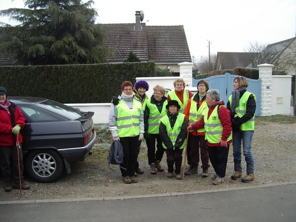 Première randonnée de l'année le dimanche 4 janvier 2009