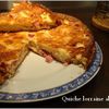 Quiche lorraine allégée