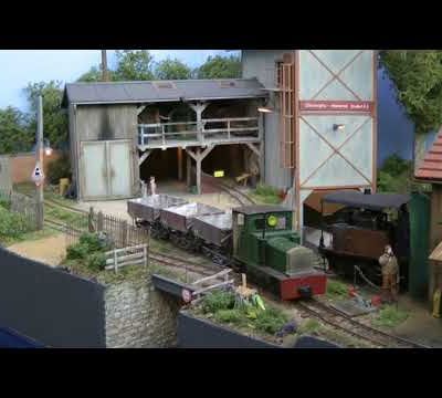 Le module " Escadrille St Michel " pendant l'exposition à Ontrax En 2018