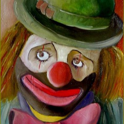 Clowns en peinture -  Dante Malori